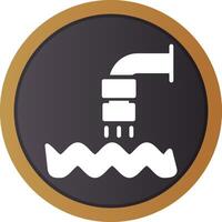 Waste Water Creative Icon Design vector