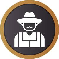 Farmer Creative Icon Design vector