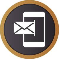 Mobile Email Creative Icon Design vector