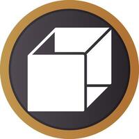 3d Cube Creative Icon Design vector