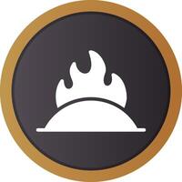 Incineration Creative Icon Design vector