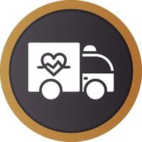 Ambulance Creative Icon Design vector