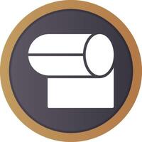 Tissue Roll Creative Icon Design vector