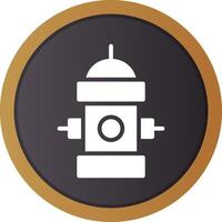 Fire Hydrant Creative Icon Design vector