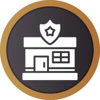 Police Station Creative Icon Design vector