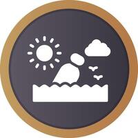 Message In A Bottle Creative Icon Design vector