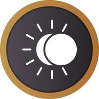 Eclipse Creative Icon Design vector