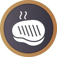 Steak Creative Icon Design vector