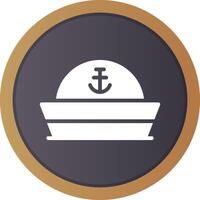 Sailor Hat Creative Icon Design vector