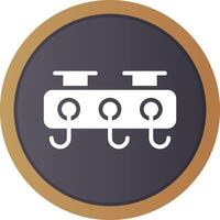 Coat Rack Creative Icon Design vector