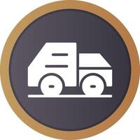 Garbage Truck Creative Icon Design vector