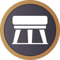 Stool Creative Icon Design vector