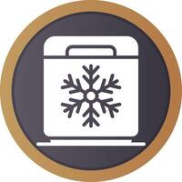 Freezer Creative Icon Design vector