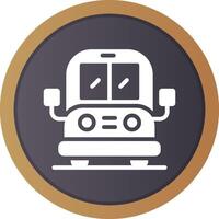 Bus Creative Icon Design vector