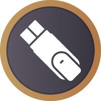 Usb Flash Drive Creative Icon Design vector