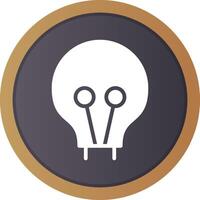 Light Bulb Creative Icon Design vector