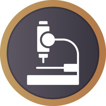 diseño de icono creativo de microscopio vector