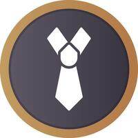 diseño de icono creativo de corbata vector