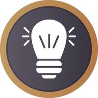 Led Lamp Creative Icon Design vector