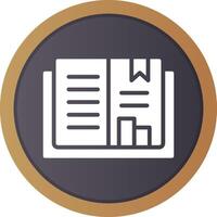 Open Book Creative Icon Design vector