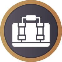 Suitcase Creative Icon Design vector