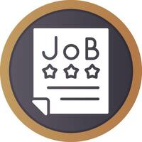 Job Offer Creative Icon Design vector