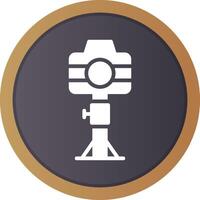 Camera Stand Creative Icon Design vector