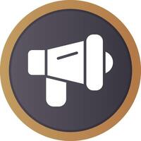 Megaphone Creative Icon Design vector