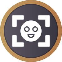 Face Detection Creative Icon Design vector
