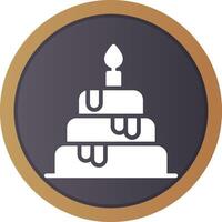 Wedding Cake Creative Icon Design vector