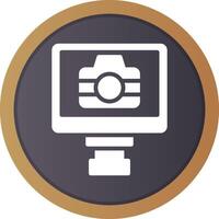 Lcd Camera Creative Icon Design vector