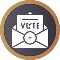 votar diseño de icono creativo vector