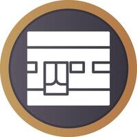 Kaaba Creative Icon Design vector