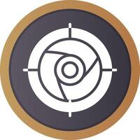 Shutter Creative Icon Design vector