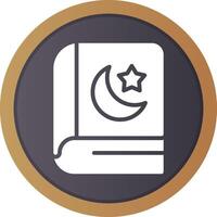 diseño de icono creativo de quran vector