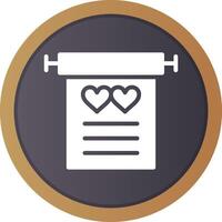 Wedding Vows Creative Icon Design vector