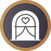 Wedding Arch Creative Icon Design vector