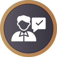 Backer Creative Icon Design vector