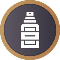 Hair Spray Creative Icon Design vector