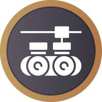 Conveyor Belt Creative Icon Design vector