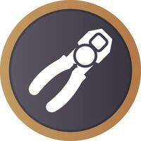 Joint Pliers Creative Icon Design vector