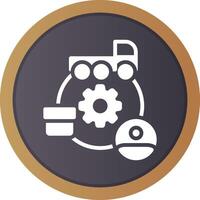 Supply Chain Creative Icon Design vector