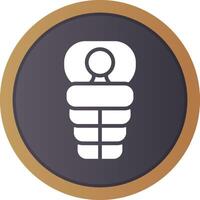 Sleeping Bag Creative Icon Design vector