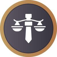 Justice Creative Icon Design vector