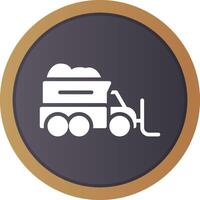 Snowplow Creative Icon Design vector