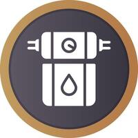 Water Filter Creative Icon Design vector