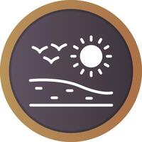 Desert Creative Icon Design vector