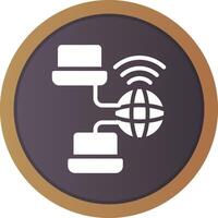 Internet Of Things Creative Icon Design vector