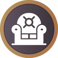 Armchair Creative Icon Design vector