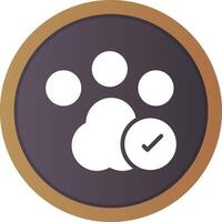 Pet Friendly Creative Icon Design vector